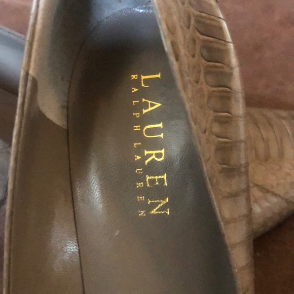 Ralph Lauren snakeskin heels - New/never worn - Picture 5 of 7